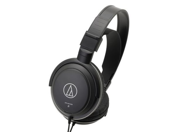 Audio-Technica SonicPro ATH-AVC200 - Hörlurar - fullstorlek - kabelansluten - 3,5 mm kontakt