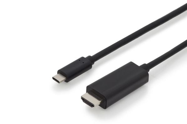 DIGITUS - Adapterkabel - USB-C hann til HDMI hann - 2 m - 4K-støtte