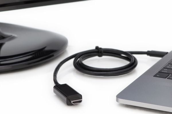 DIGITUS - Adapterkabel - USB-C hann til HDMI hann - 2 m - 4K-støtte