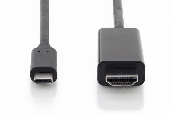 DIGITUS - Adapterkabel - USB-C hann til HDMI hann - 5 m - 4K-støtte