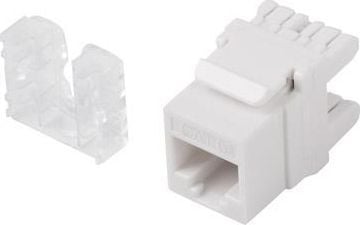 Lanberg KSU6-1000, Tasainen, Valkoinen, RJ-45, LSA, Uros, Naaras