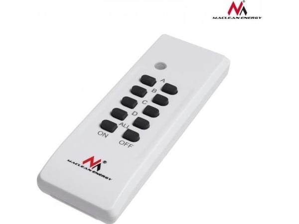The Maclean MCE150 outlet remote control is compatible with the MCE151 and MCE153