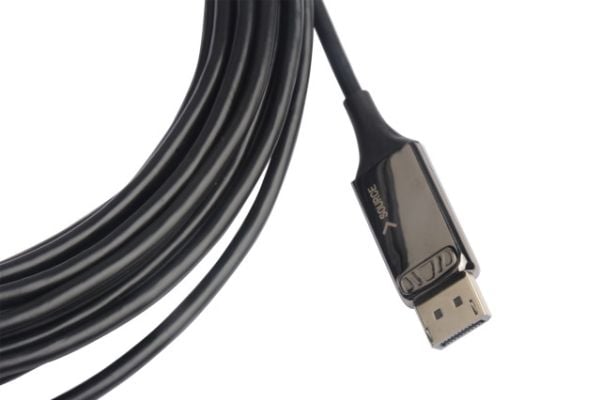 Techly ICOC-DSP-HY-050, 50 m, DisplayPort, DisplayPort, Hankjønn, Hankjønn, 7680 x 4320 piksler