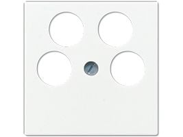 JUNG A 561-4 SAT2 WW, Vit, Termoplast, JUNG, TV + SAT, 1 styck
