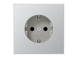 JUNG AL 1520, CEE 7/3, Alumiini, Alumiini, 250 V, 16 A, 70 mm