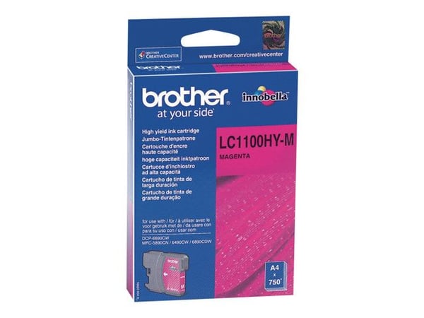 Brother LC1100HYM, Magenta, Väriainepohjainen muste