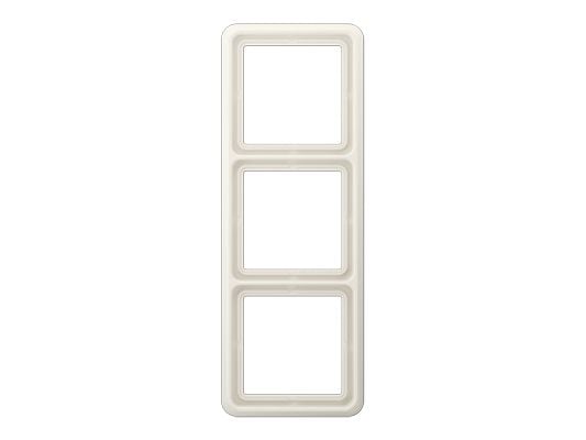 JUNG CD 583 W, Valkoinen, Duroplast, Ruuviton, JUNG, IP44, 81 mm