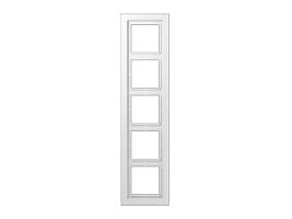 JUNG LSD 985 WW, Valkoinen, Duroplast, Ruuviton, JUNG, 96 mm, 380 mm