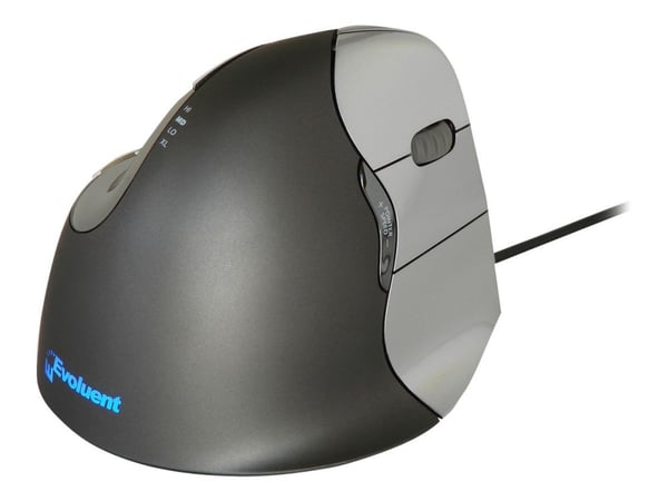 Evoluent VerticalMouse 4 - Mus - ergonomisk - venstrehåndet - optisk - 6 knapper - kabling - USB Evoluent VerticalMouse 4 - Mus - ergonomisk - venstrehåndet - optisk - 6 knapper - kabling - USB