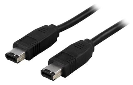 DELTACO - IEEE 1394-kabel - 6 pin FireWire (hann) til 6 pin FireWire (hann) - 2 m