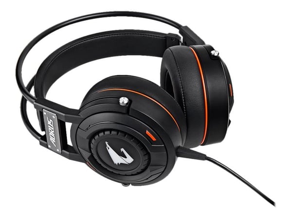 Gigabyte Force H5 - Headset - fullstorlek - kabelansluten - 3,5 mm kontakt
