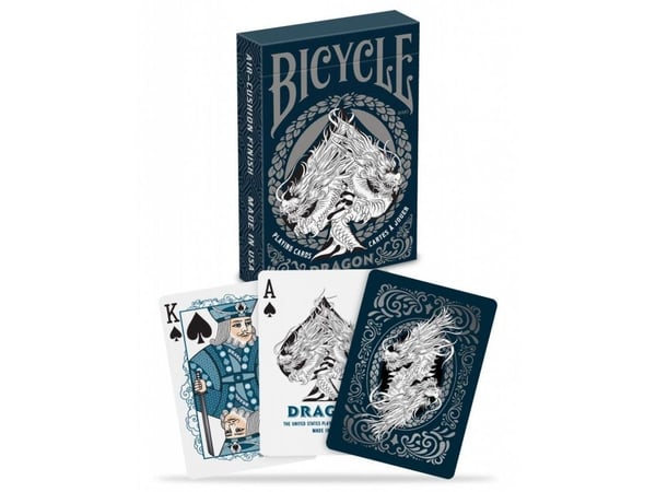 Dragon White Premium BICYCLE-kort