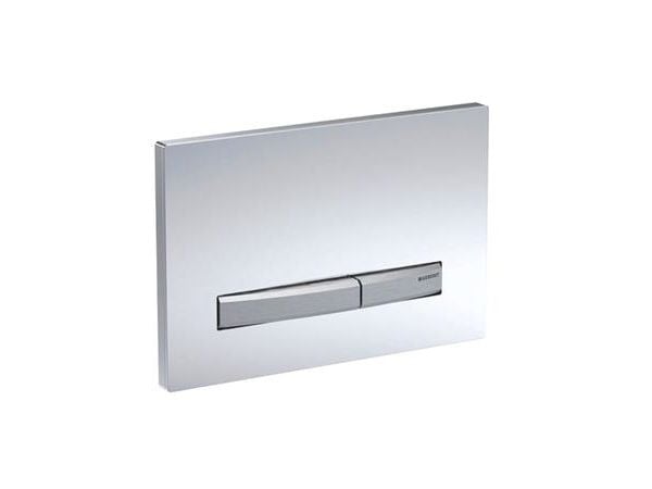 Geberit betj.pl. Sigma50 - dubbelsköljning metallfärg förkromad