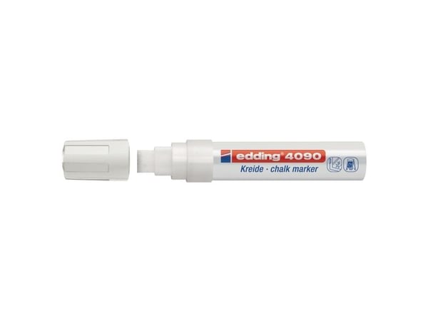 Edding 4090, Valkoinen, Taltta, 5 kpl