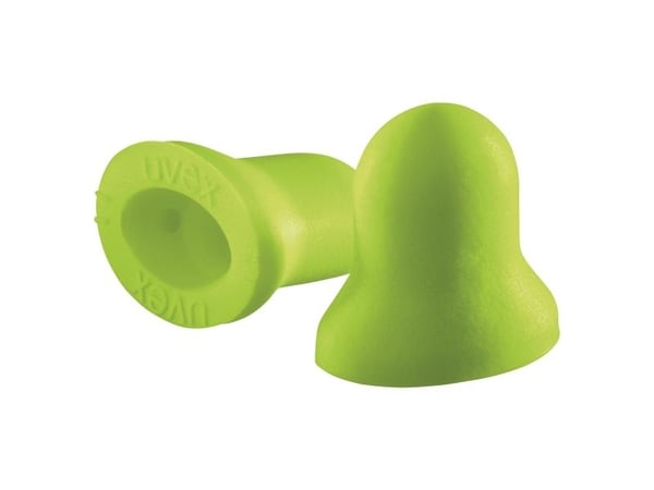 Uvex 2124002, Engangsøreplugg, In-ear, Grønn, Trådløs, 26 dB, 250 stykker