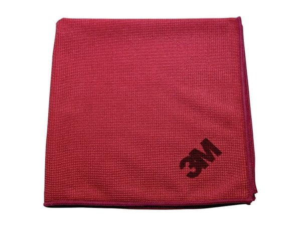 3M 7100087657, Mikrokuitu, Punainen, Konepesu, 95 °C, 360 mm, 360 mm