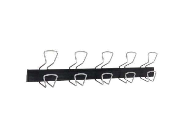 Alba PMPRO5M, Innendørs, Universalkrok, Sort, Sølv, ABS, Stål, Skru, 10 kg
