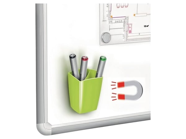 Penneholder, Cep Gloss, til whiteboard, magnetisk, grøn