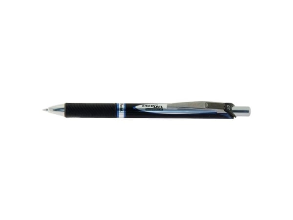 Rollerpen, Pentel, permanent gel, 0,7 mm, blå, pakke a 12 stk