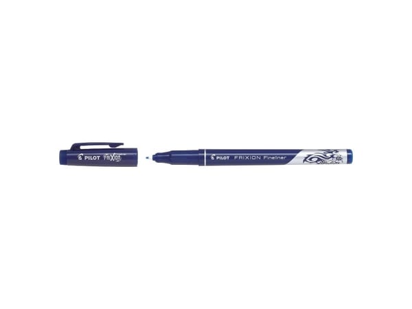 Fineliner, Pilot FriXion, 1,3 mm, blå