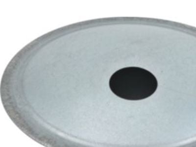 P-hætte standard med ø31,5mm h - Galv. Diameter 155 mm