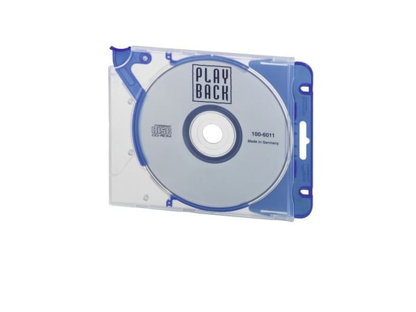 Durable 526906, DVD-kotelo, 1 levyt, Sininen, Läpinäkyvä, 5 kpl