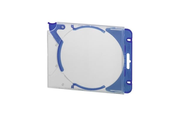 Durable 526906, DVD-etui, 1 disker, Blå, Gjennomsiktig, 5 stykker