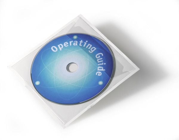 KESTÄVÄ POCKETFIX CD/DVD itseliimautuva tasku 10 kpl