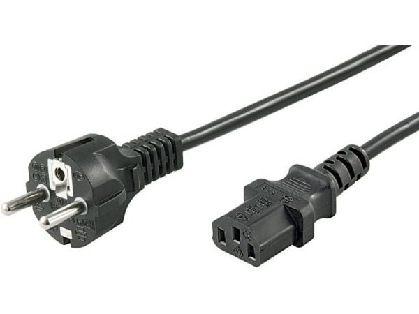 MicroConnect - Strømkabel - CEE 7/7 (han) til IEC 60320 C13 - AC 250 V - 10 A - 1 m - lajittelu