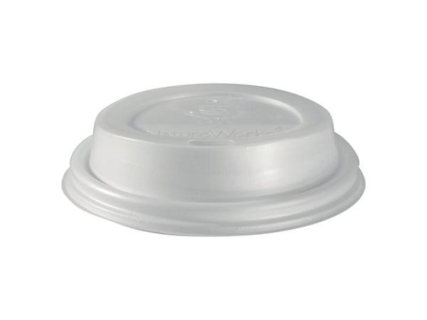 Låg, Duni Sweet, hvide, til 24 cl, pakke a 50 stk