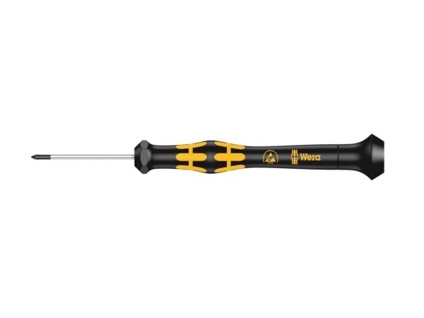 Wera 1550 PH ESD Kraftform Micro ristipääruuvimeisseli, 19 mm, 157 mm, 19 mm, 19 mm
