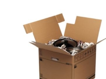 Bankers Box SmoothMove Large - Postboks - 48 cm x 47 cm x 41.2 cm - brun