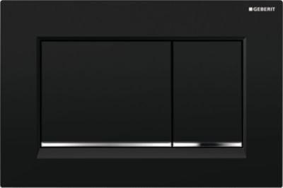 Geberit sigma30 sort/krom/sort - sigma30 betj, sort/krom/sort