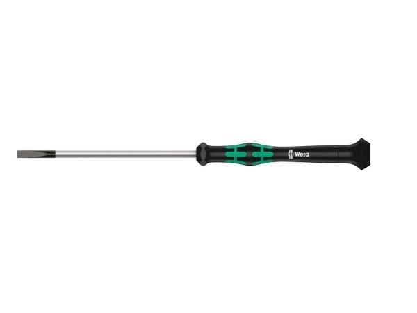 Wera 2035 elektronikkskrutrekker for rette spor, 13 mm, 13,7 cm, 13 mm, svart, grønn