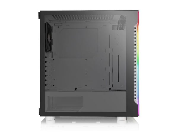 Thermaltake H200 TG Snow RGB - Tower - ATX - sidepanel med vindu (herdet glass) - ingen strømforsyning (PS/2) - hvit - USB/lyd