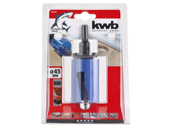 kwb ?499145, Single/enkelt, Drill, Metall, 4 cm, 312 g, 1 stykker