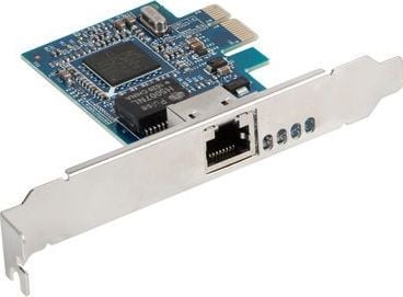 Lanberg PCE-1GB-001 - Nettverksadapter - PCI Express x1 lav profil - Gigabit Ethernet