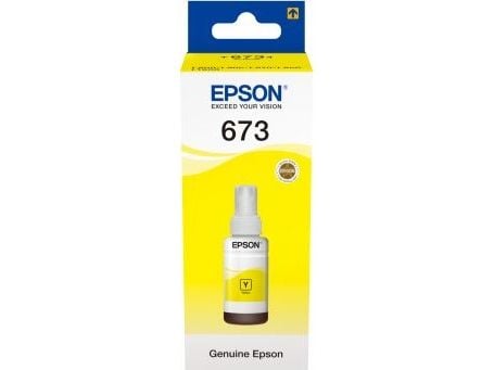 Epson T6734 - 70 ml - gul - original - blekkrefill - for Epson L1800, L800, L805, L810, L850; EcoTank L1800