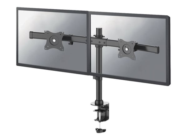 Neomounts by Newstar FPMA-DCB100D - Asennussarja - täysliike - 2 LCD-näytölle - musta - näytön koko: 10"-27" - kiinnitettävä kiinnikkeellä, silmäll...