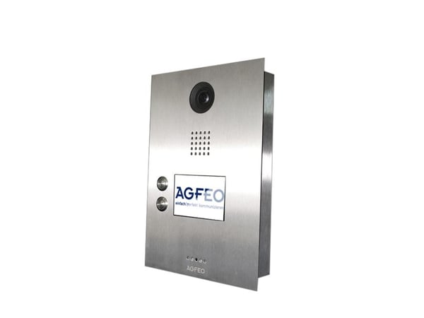 AGFEO IP-Video TFE 2, 8,89 cm (3.5"), TFT, 480 x 320 piksler, 1280 x 720 piksler, G.711, Rustfritt stål