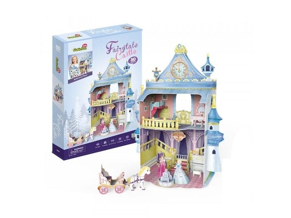 Cubic Fun 3D-dockhuset Fairytale Castle Puzzle Cubic Fun 3D-dockhuset Fairytale Castle Puzzle