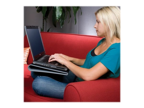Targus Lap Chill Mat - Notebookkjølepute - 15" - 17" - svart, grå