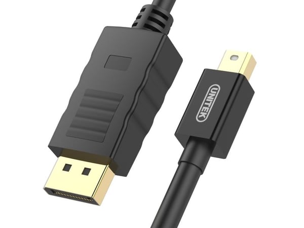 UNITEK Y-C612BK Unitek kabel miniDisplayPort til DisplayPort M/M 3m Y-C612BK