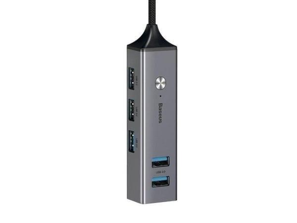 Baseus Matrix HDMI 4K HD Splitter, Kaapelin jakaja, Harmaa, Naaras, HDMI