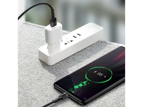 Baseus CATKLF-PG1, 1 m, USB C, Svart