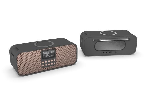 Scansonic PA8001 DAB+ radio med trådløs oplader