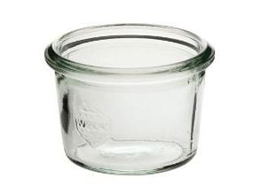 Patentglas Weck 80 ml Ø6,8x4,65 cm uden Låg Glas,1 stk
