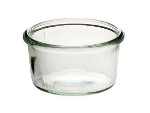 Patentlasi Weck 165 ml Ø8,8x4,65 cm uden Låg Glas,1 stk