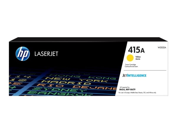 Lasertoner HP 415 W2032A 3431614, 2.100 sidor, Gul