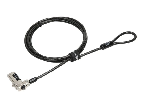 Kensington N17 Combination Cable Lock for Dell Devices with Wedge Slots - Sikkerhetskabellås - 1.8 m